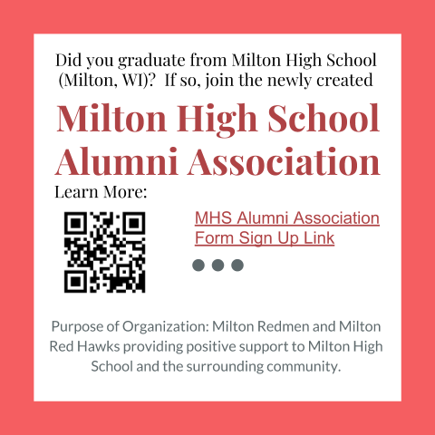 Sign up for the Milton High School Alumni Association
