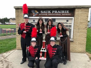 MHS Marching Band Photo At Sauk Prairie Invite